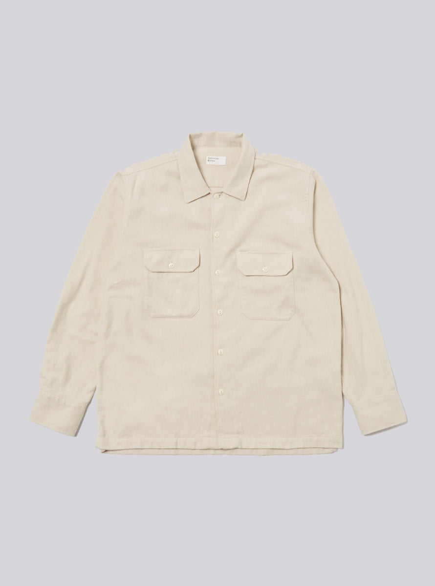 Chemise L/S UTILITY  - ECRU