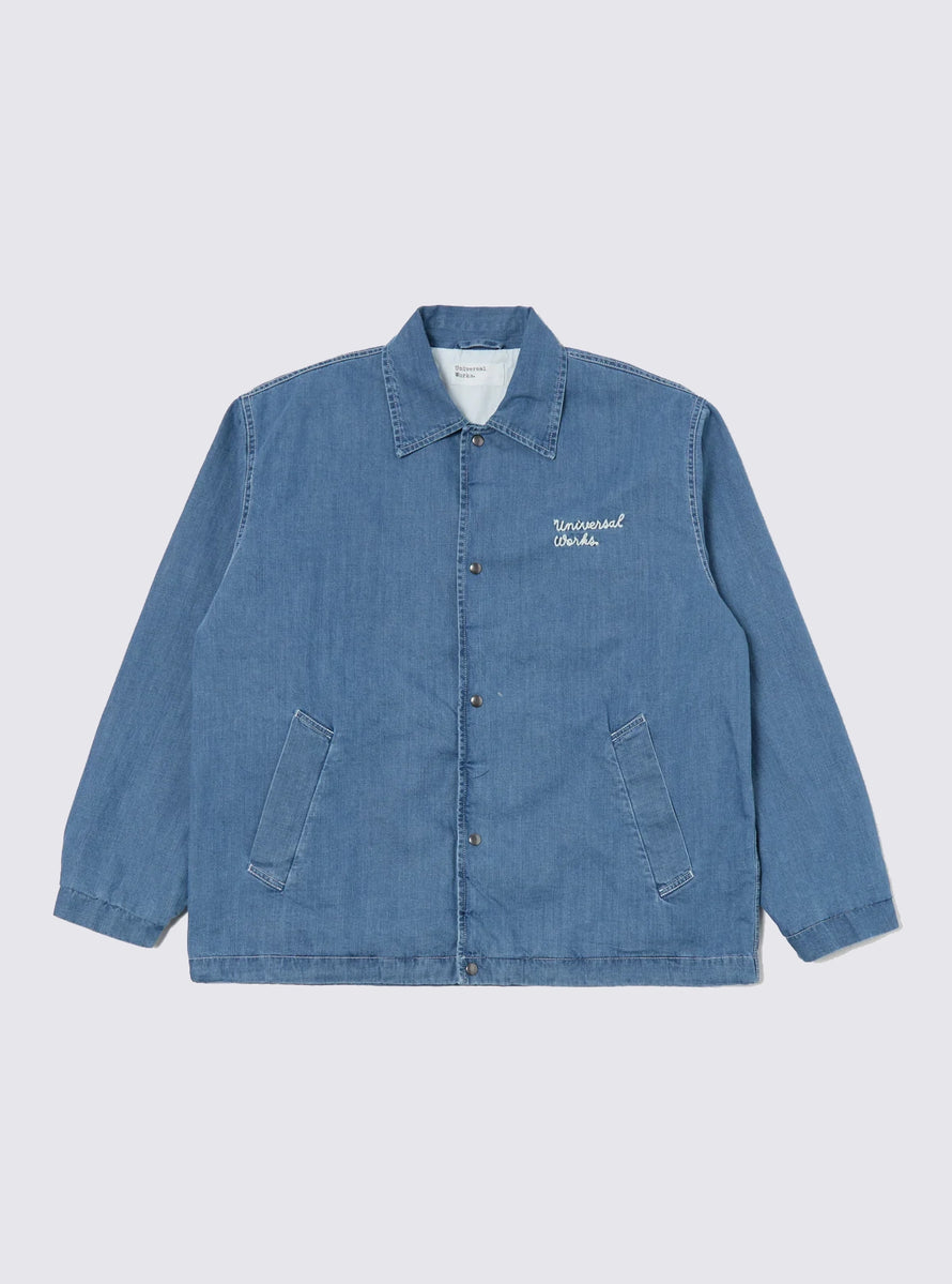 Veste head Coach Denim lavé 8oz - Indigo