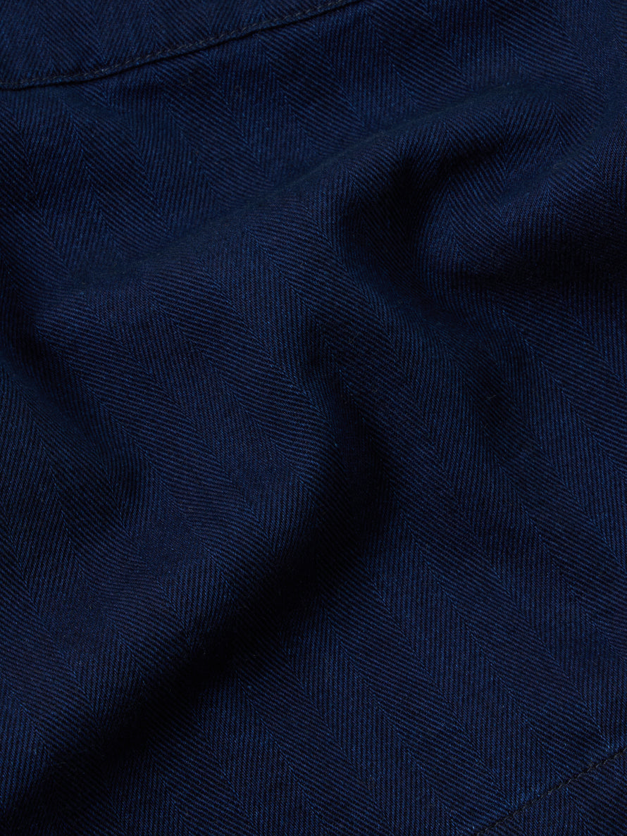 Short Herringbone - Indigo