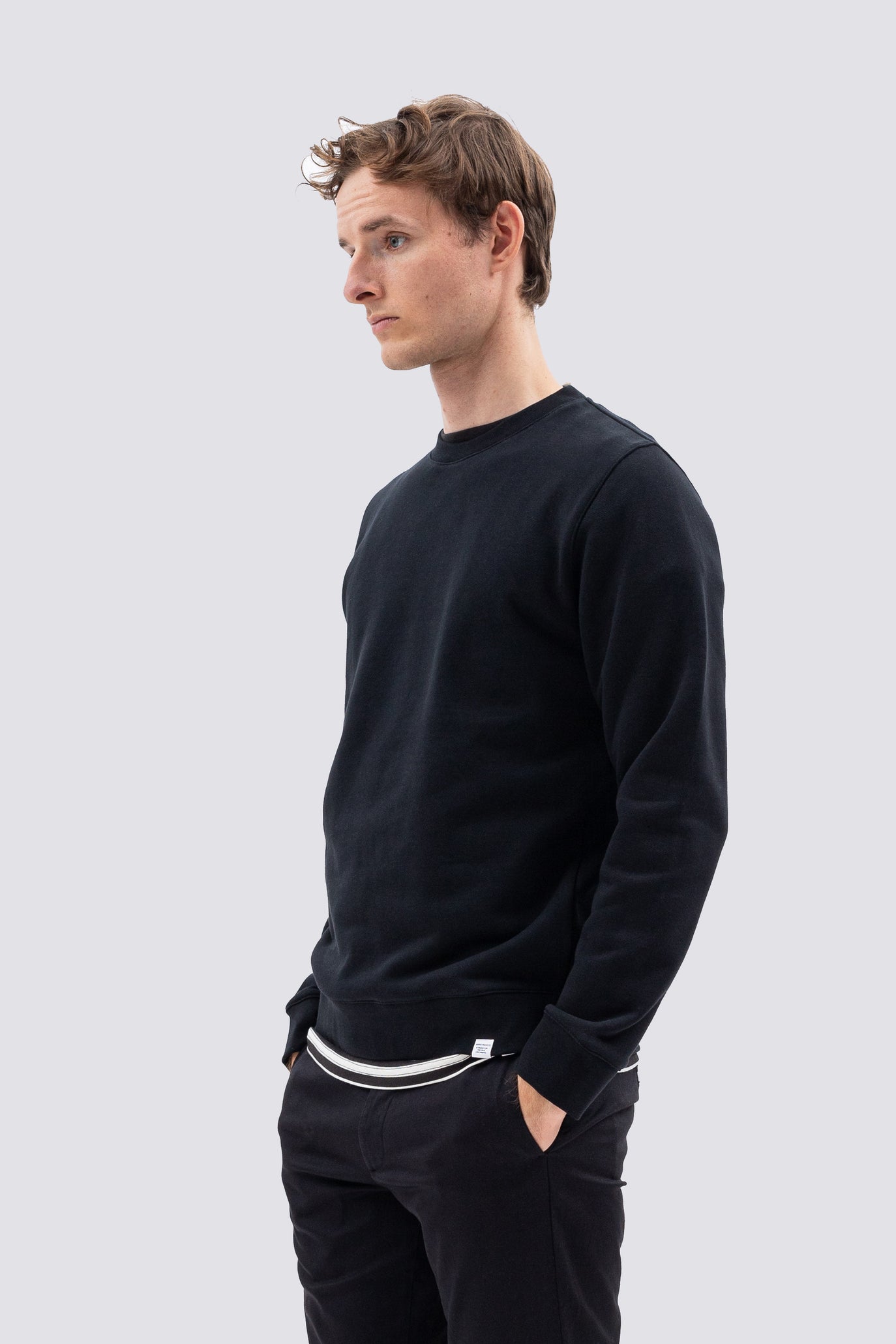 Sweatshirt Vagn Slim - noir