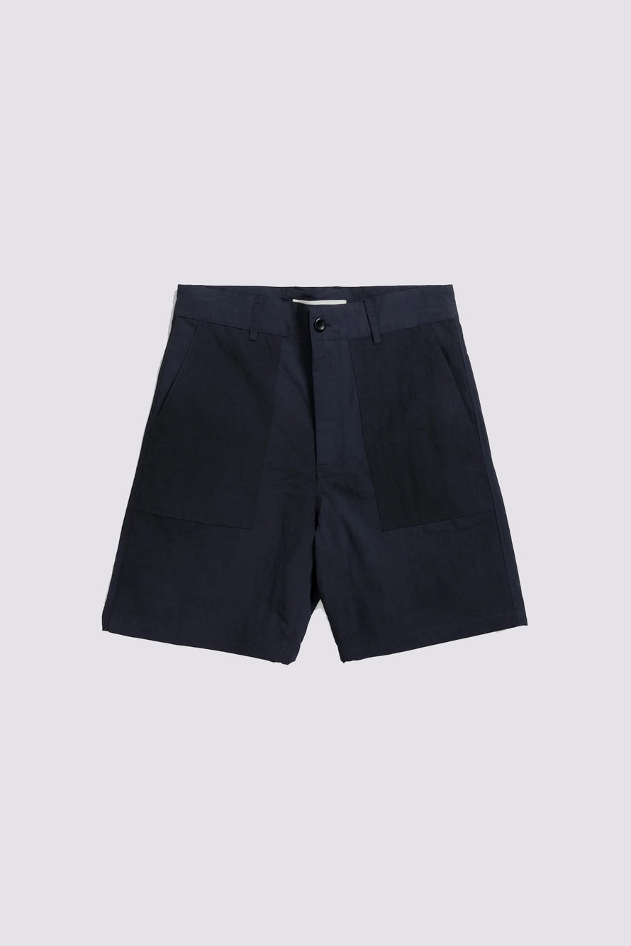 Short Lukas Relaxed Wave - marine