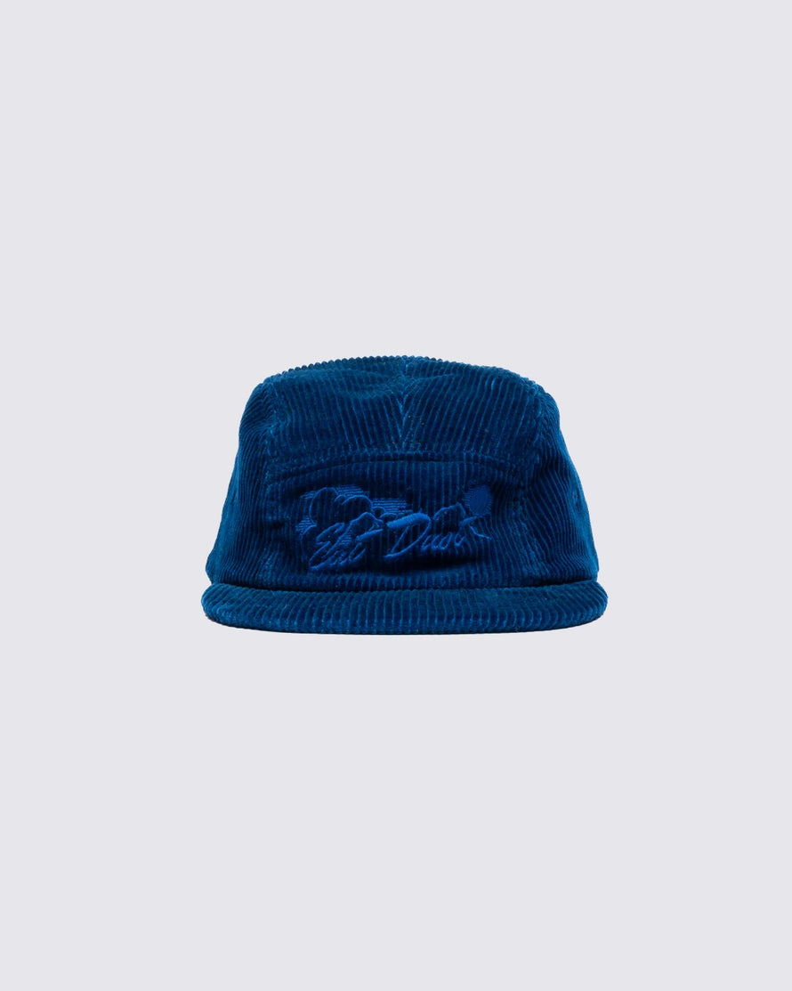 Casquette en velour côtelé - Indigo