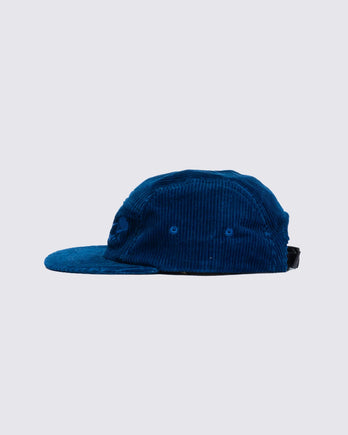 Casquette en velour côtelé - Indigo