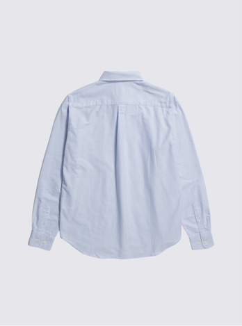 Chemise Oxford rayée - Bleu ciel