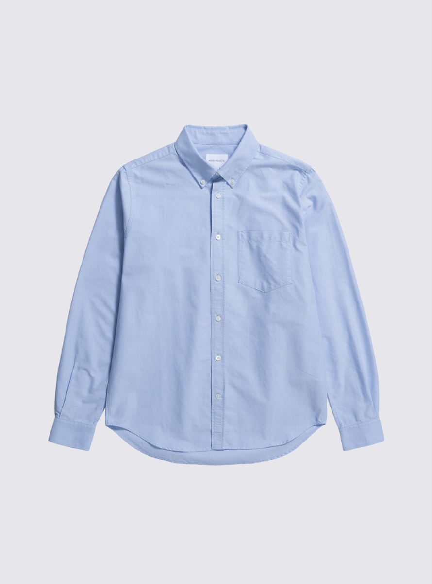 Chemise en Oxford Algot - Bleu ciel