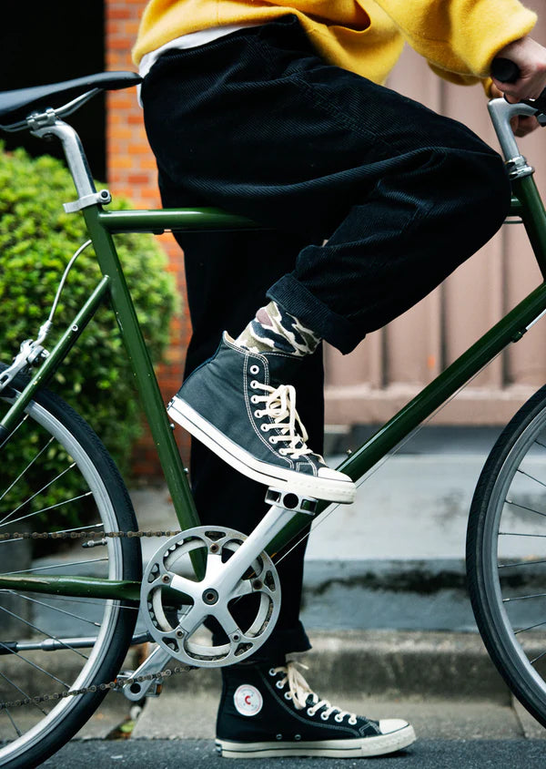 Chaussettes Crew Camo - Beige et Orange