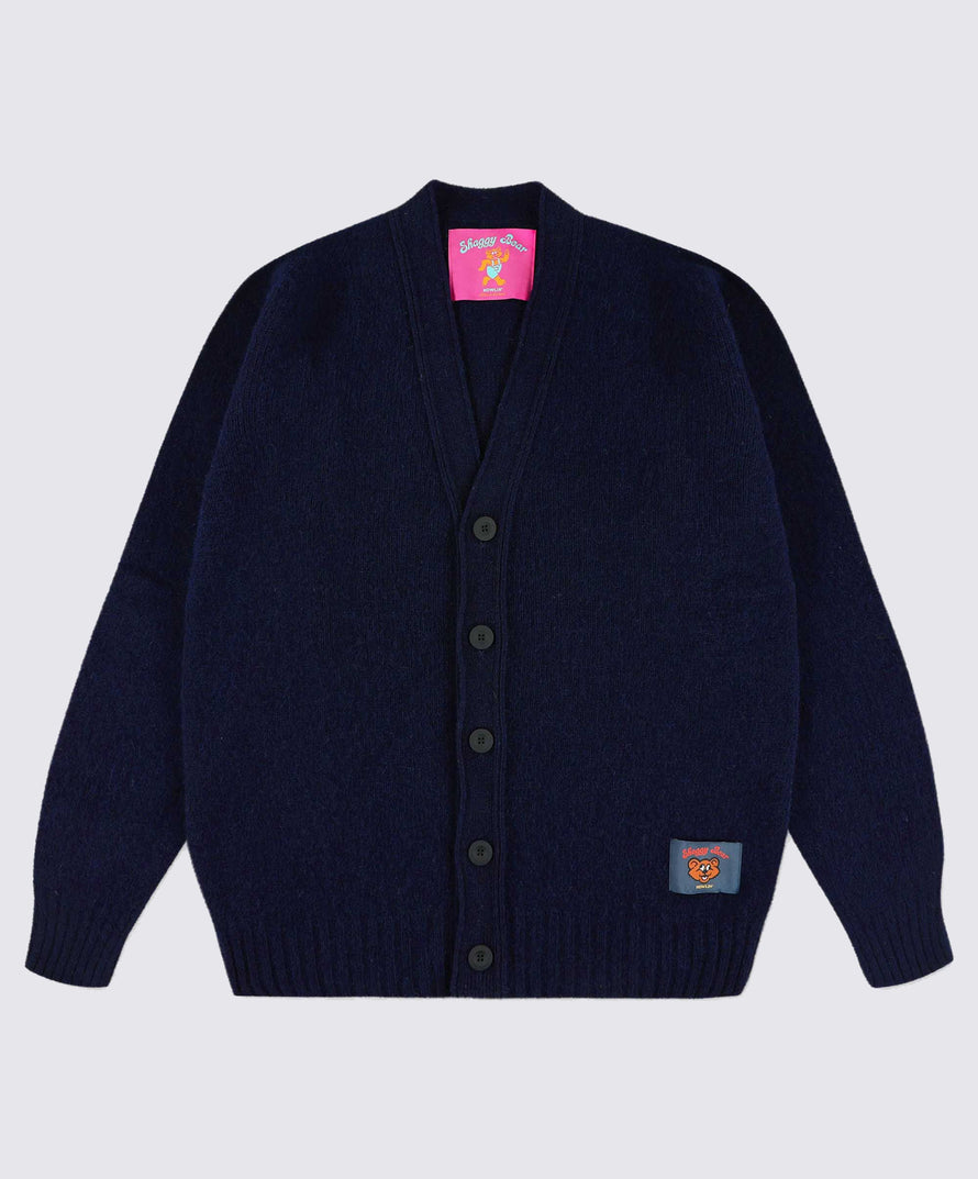 Cardigan Shaggy Bear - Marine