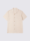 Chemise manches courtes Crammond en gaze de coton - Ecru