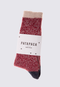 Chaussettes longues alpaga - rouge