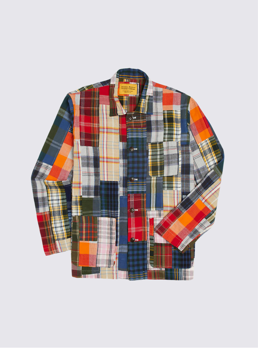 Sur-Chemise en Madras - Patchwork