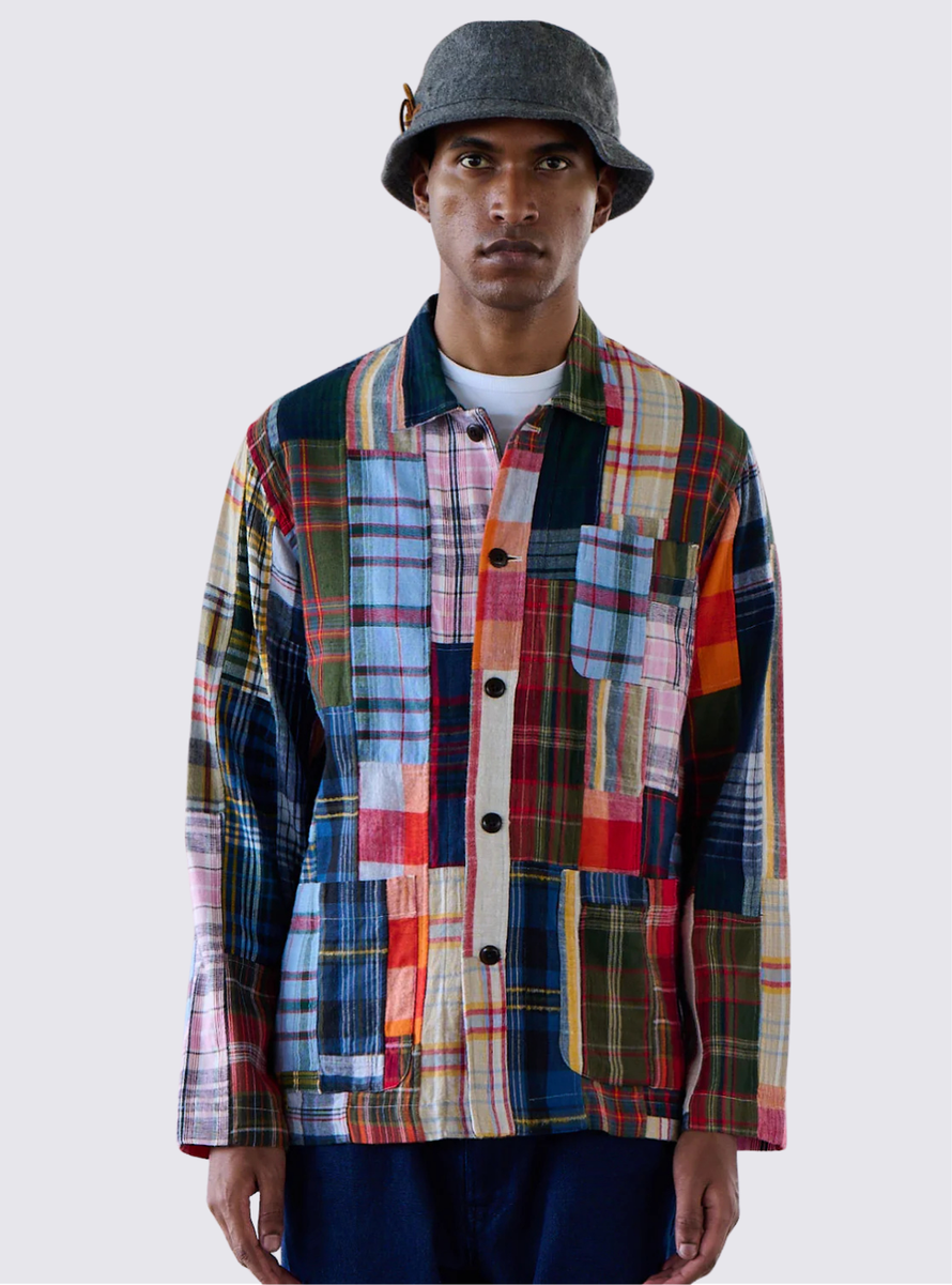 Sur-Chemise en Madras - Patchwork