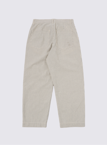 Pantalon Duke en Derby à rayures en seersucker - Gris