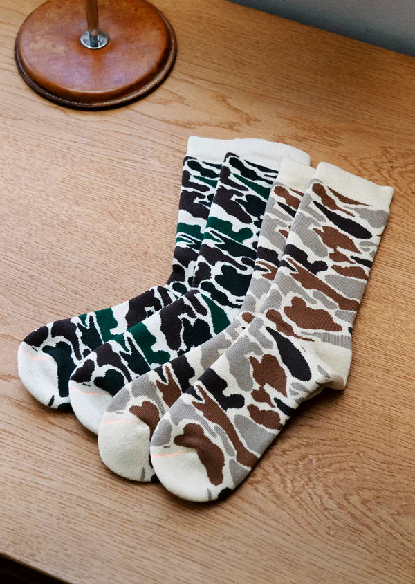 Chaussettes Crew Camo - Noir