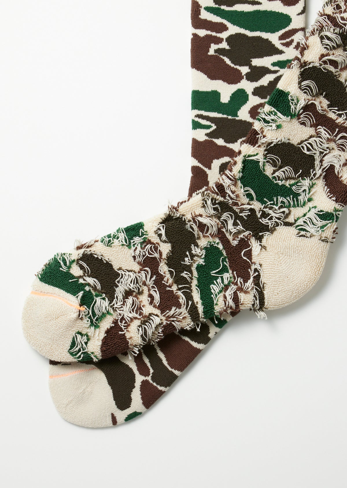 Chaussettes Crew Camo - Ivoire