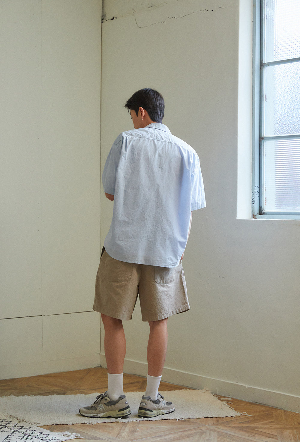 Short two tuck - beige