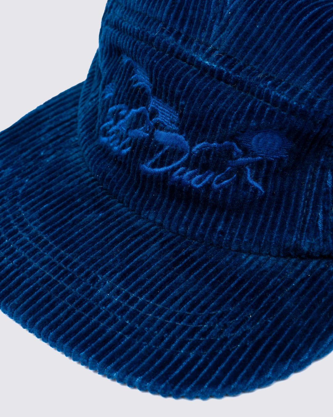 Casquette en velour côtelé - Indigo