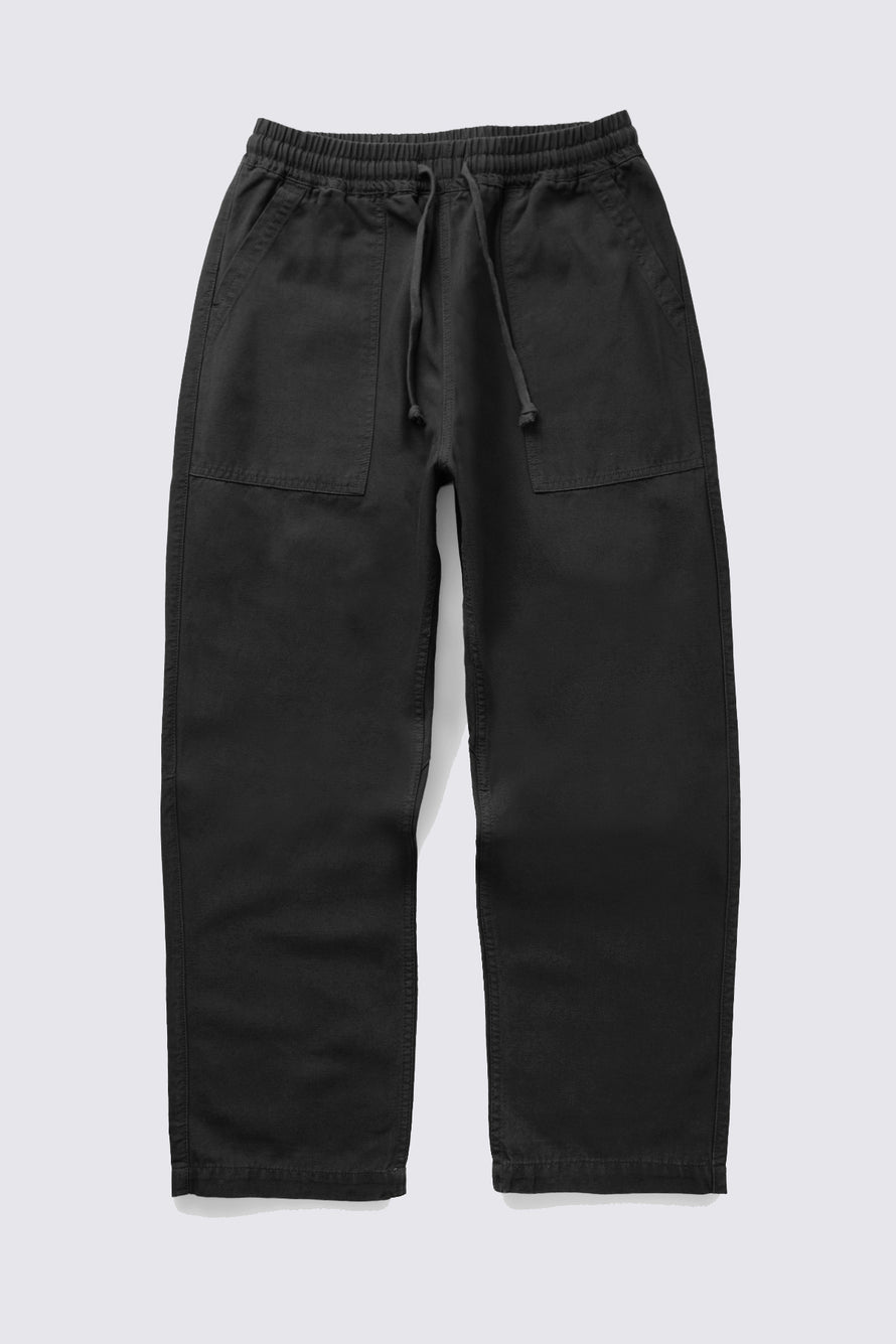 Pantalon de Chef en canvas - noir