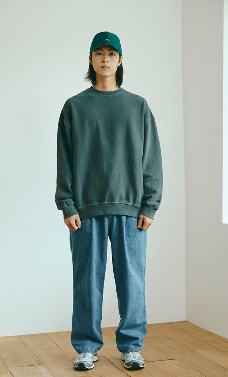 Sweatshirt Pigment - vert