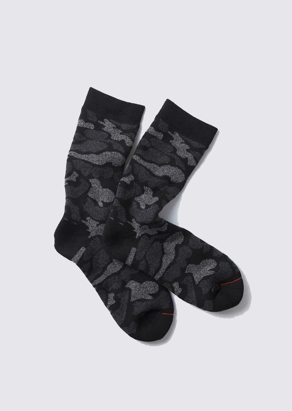 Chaussettes Crew Camo - Noir