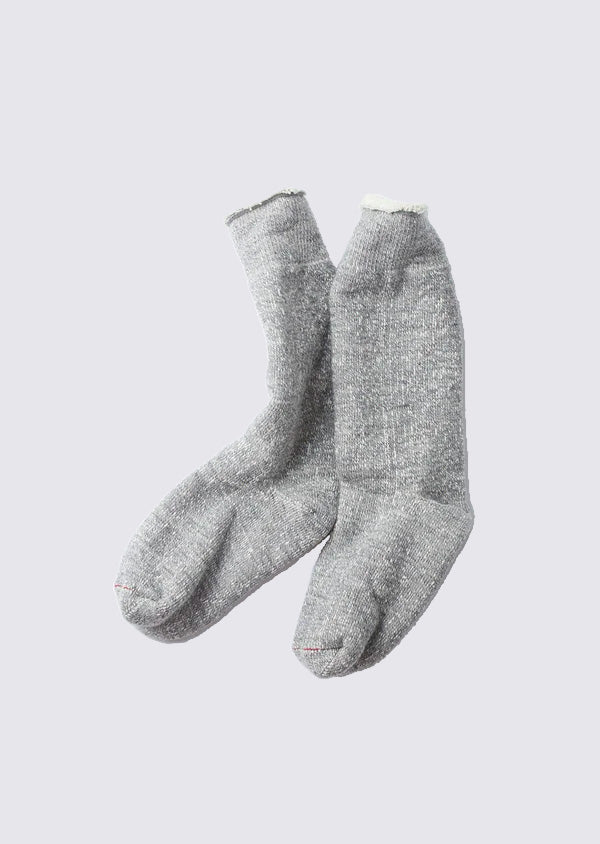 Chaussettes Double Face Crew - grise